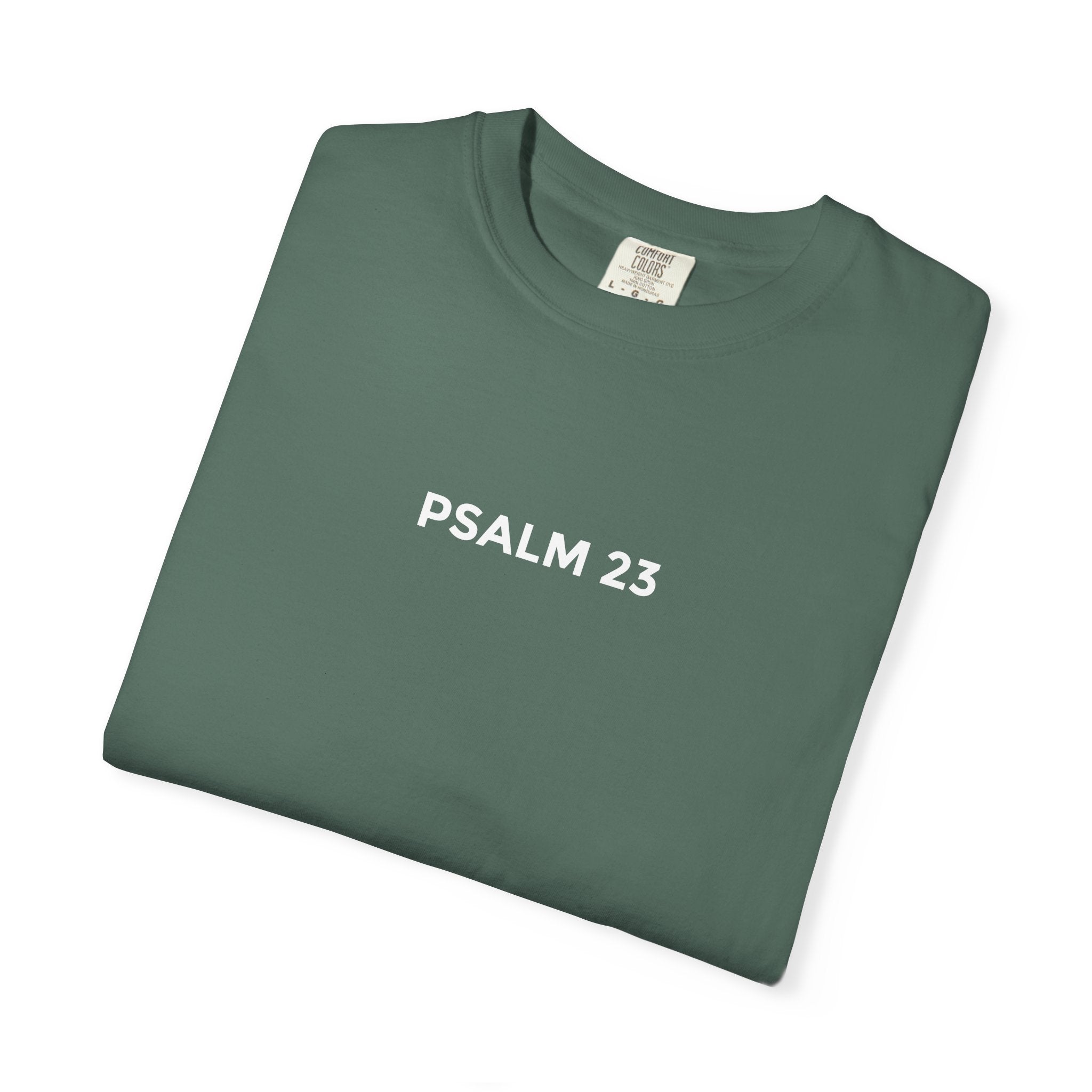 Psalm 23 Shirt - He Makes Me Lie Down In Green Pastures (Football)