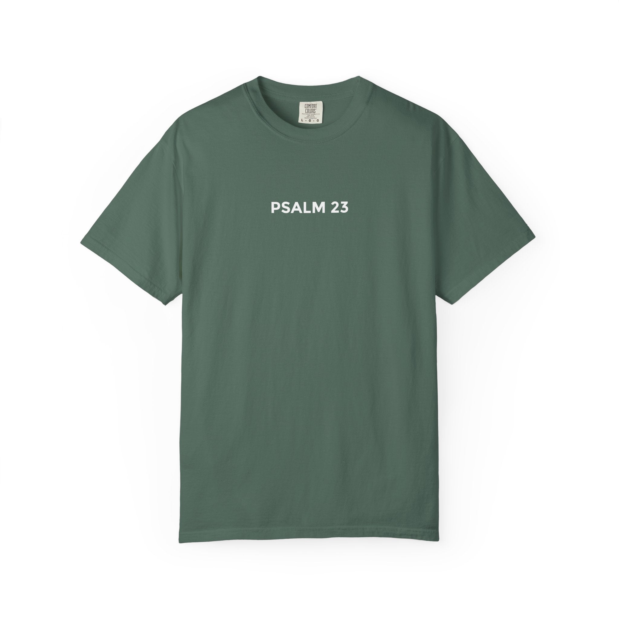 Psalm 23 Shirt - He Makes Me Lie Down In Green Pastures (Football)